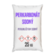 Perkarbonát sodný (uhličitan sodný s peroxidem vodíku) 25 kg - Perkarbonát sodný (uhličitan sodný s peroxidem vodíku, peruhličitan sodný, PUER) - je chemická sloučenina, snadno rozpustná ve vodě. Používá se jako bělicí prostředek obsahující tzv. aktivní kyslík pro detergenty, v domácích chemických přípravcích, v tabletách do myček nádobí, také jako složka bělících přísad do pracích prášků. Ve formě roztoku se vyskytuje v přípravcích určených k dezinfekci povrchů. Prodej pouze na IČO.

Peruhličitan sodný neboli perkarbonát sodný je dostupný v balení:
25 kg pytel
300 kg polopaleta
1000 kg paleta