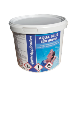 Aqua Blue ŠOK Super prostředek k rychlému zachlorování bazénové vody 5 kg  (AB-0012)