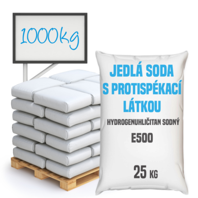 Jedlá soda s protispékací látkou, E500 (ii) 1000 kg  (SO-0003)