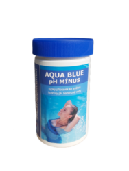 Aqua Blue pH Mínus - pro snížení pH bazénové vody 1,5 kg - Aqua Blue pH Mínus je rychlorozpustný granulovaný přípravek pro snižování hodnoty pH bazénové vody. pH mínus se vyznačuje jednoduchým dávkováním a okamžitou účinností.