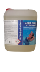 Aqua Blue vločkovač tekutý prostředek k vyvločkování nečistot bazénové vody 5 l - Aqua Blue vlokova vyvlokuje jemn steky neistot tvoc neodfiltrovanou suspenzi - zkal vody. Umon dokonal vysren tchto neistot do vtch vloek a jejich nsledn odfiltrovn nebo sedimentaci a dod vod danou jiskru jako u pramenit vody. Reaguje velmi rychle, nezvisle na teplot vody. Zlepuje innost filtrace, pomh prodluovat ivotnost pskov npln.