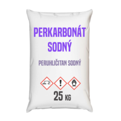 Perkarbonát sodný (uhličitan sodný s peroxidem vodíku) 25 kg - Perkarbonát sodný (uhličitan sodný s peroxidem vodíku, peruhličitan sodný, PUER) - je chemická sloučenina, snadno rozpustná ve vodě. Používá se jako bělicí prostředek obsahující tzv. aktivní kyslík pro detergenty, v domácích chemických přípravcích, v tabletách do myček nádobí, také jako složka bělících přísad do pracích prášků. Ve formě roztoku se vyskytuje v přípravcích určených k dezinfekci povrchů. Prodej pouze na IČO.

Peruhličitan sodný neboli perkarbonát sodný je dostupný v balení:
25 kg pytel
300 kg polopaleta
1000 kg paleta